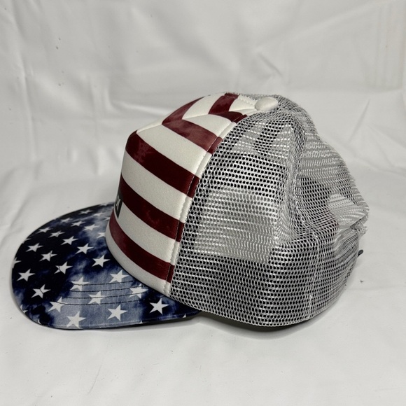 Hurley Red, White, and Blue Star Striped Hat - Picture 2 of 6